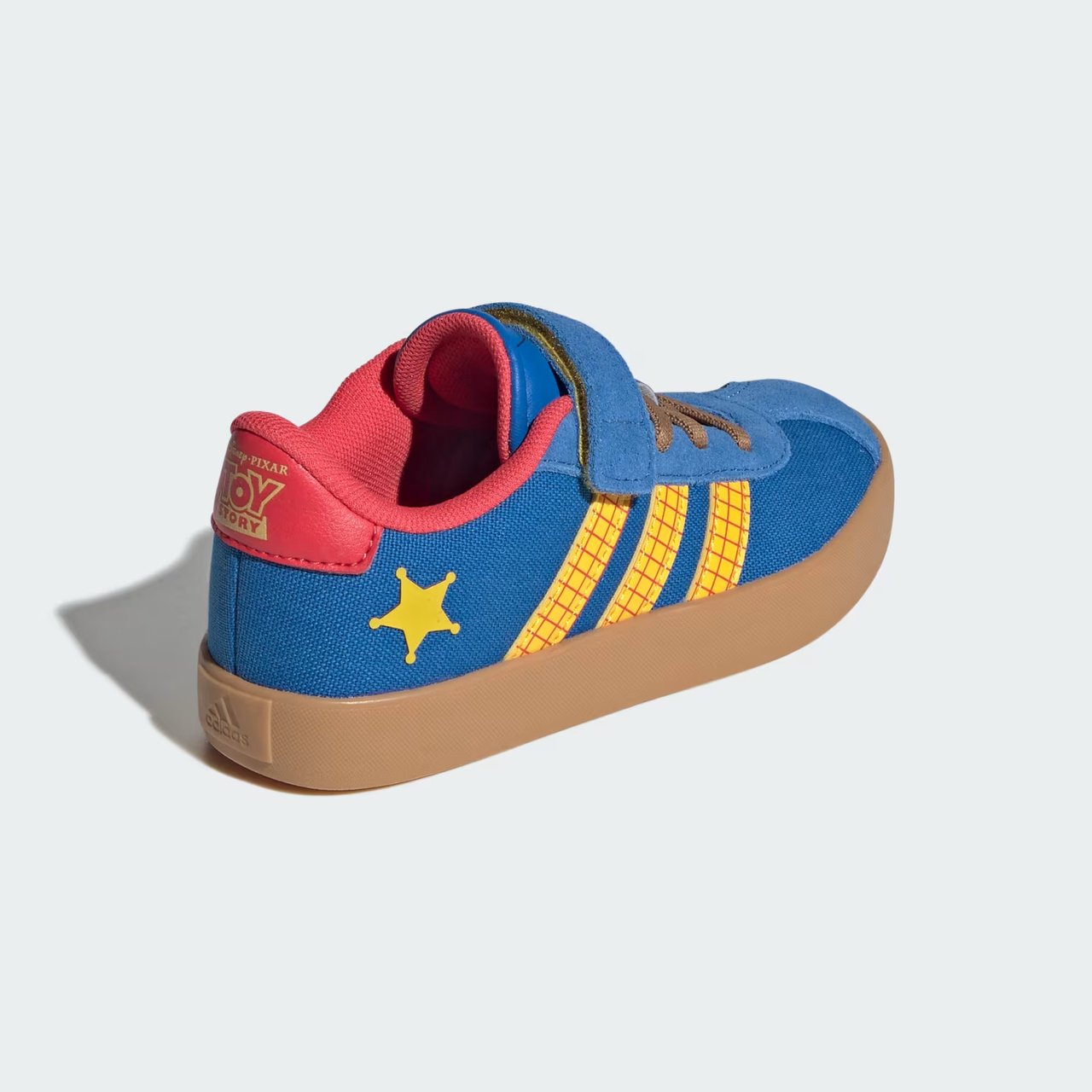 Tênis Adidas Pixar Toy Story Woody VL Court 3.0 Infantil Azul 5