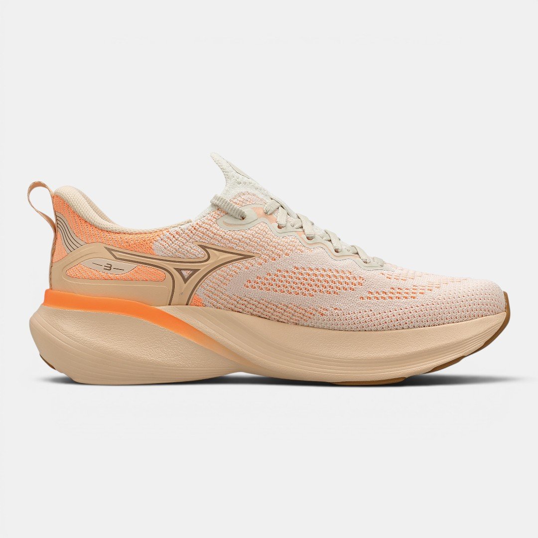 Tênis De Corrida Mizuno Glow 3 Feminino Arenito Salmão 4