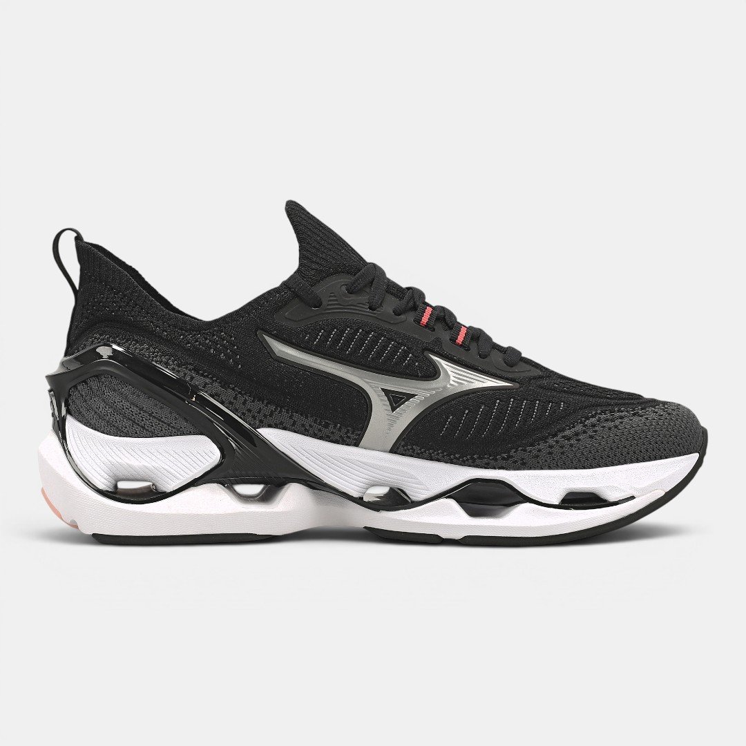 Tênis de Corrida Feminino Wave Endeavor 3 Preto com Rosa Preto 4