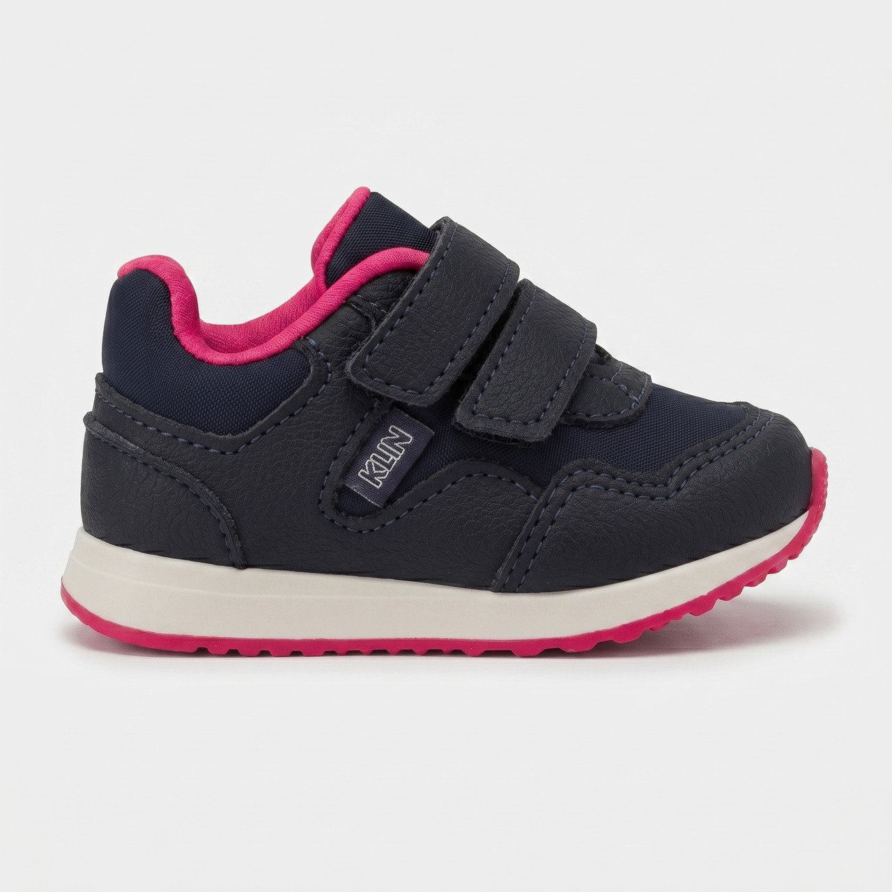 Tênis Klin Mini Walk Infantil Marinho com Pink