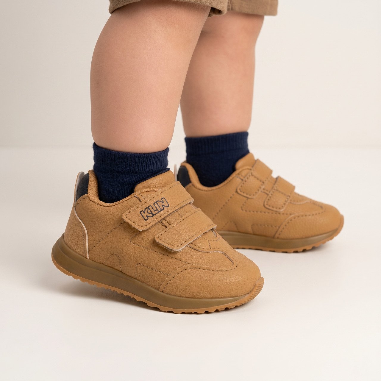 Tênis Klin Mini Walk Infantil Caramelo Marrom 2