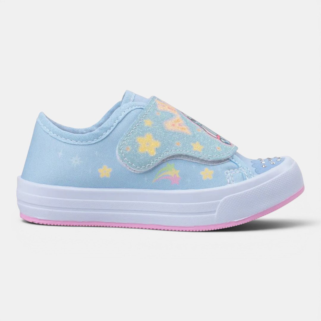Tênis Disney Stitch Infantil Azul Bebê
