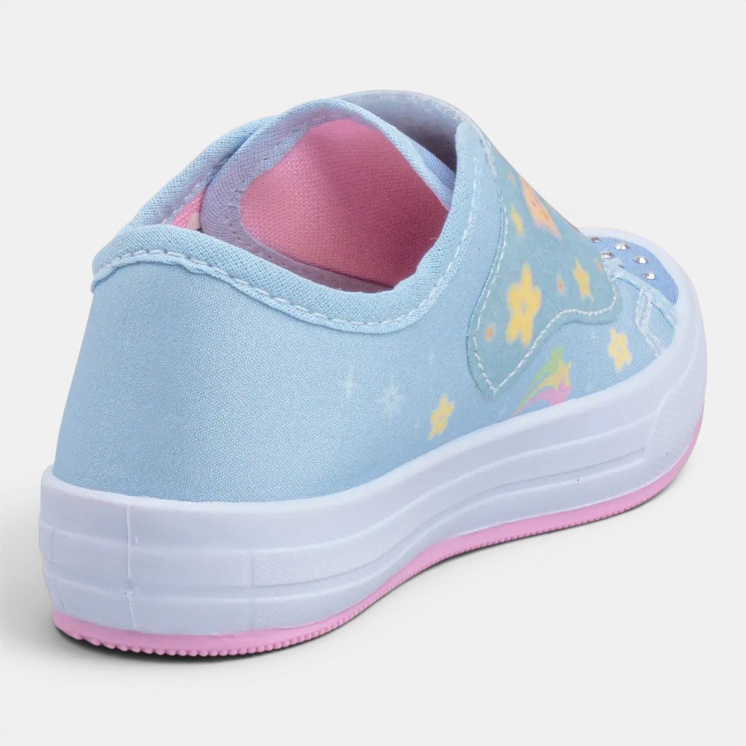 Tênis Disney Stitch Infantil Azul Bebê Azul 3