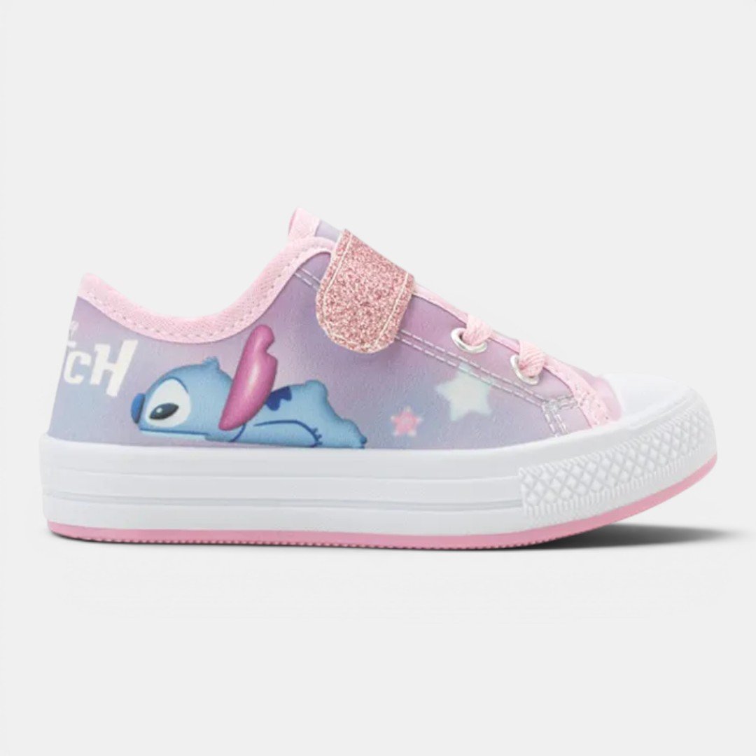 Tênis Disney Stitch Infantil Rosa Bebê
