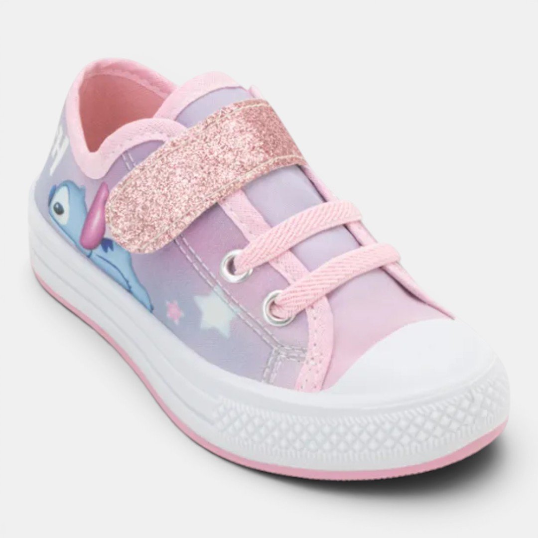 Tênis Disney Stitch Infantil Rosa Bebê Rosa 2