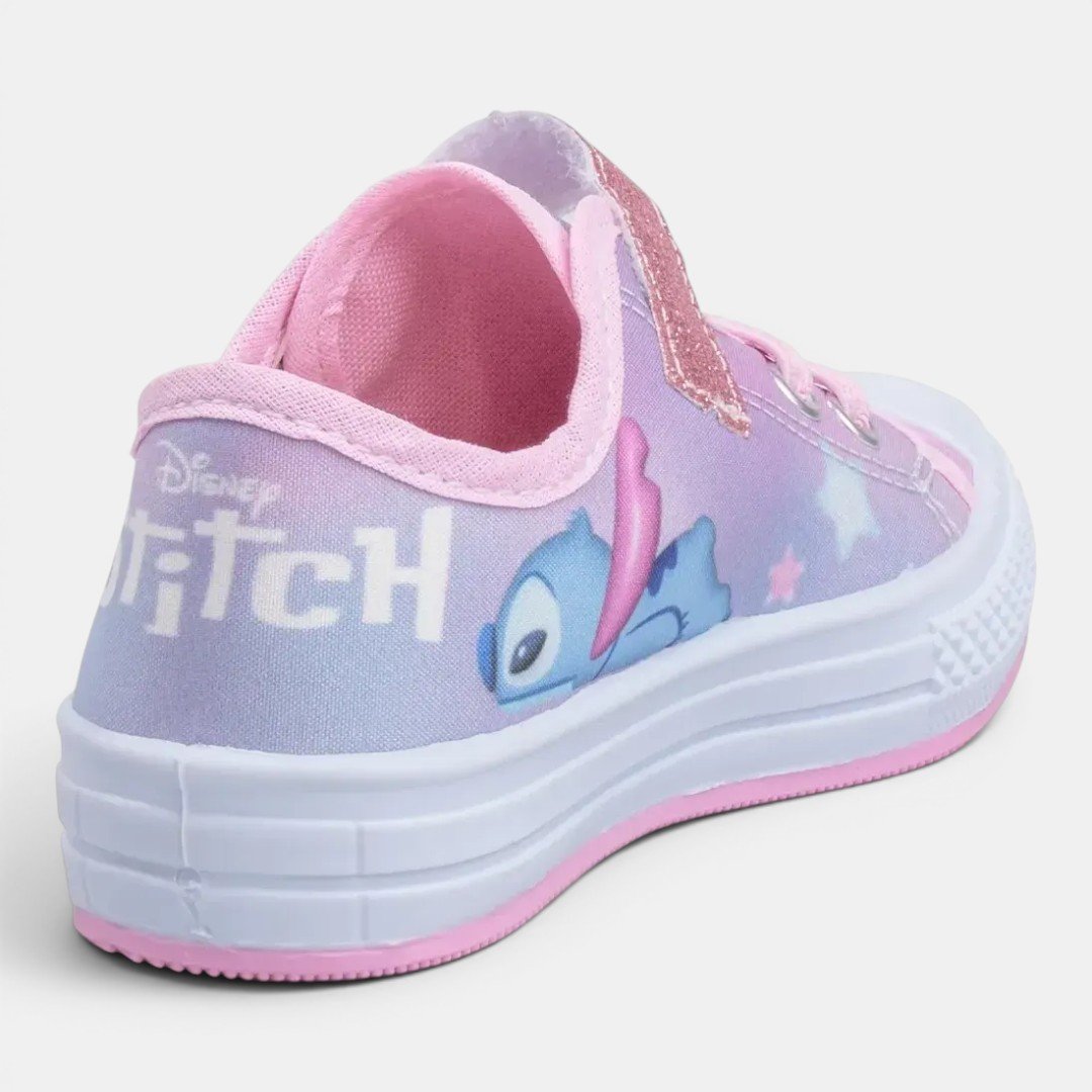 Tênis Disney Stitch Infantil Rosa Bebê Rosa 3