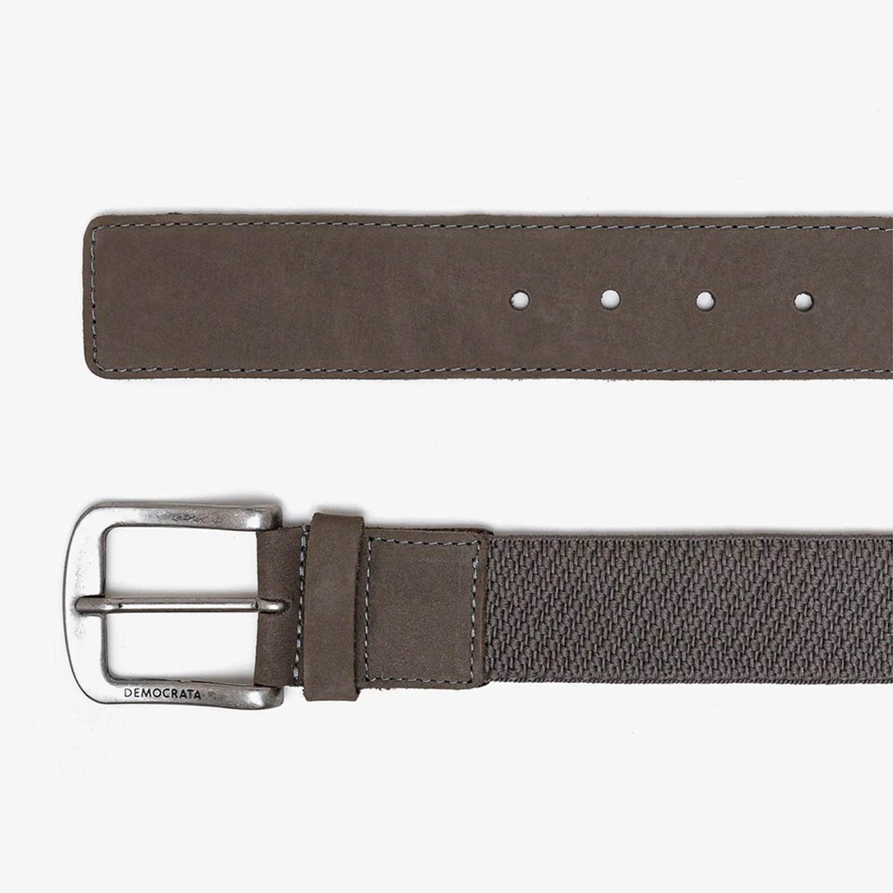 Cinto Largo Denim Democrata Marrom Marrom 2