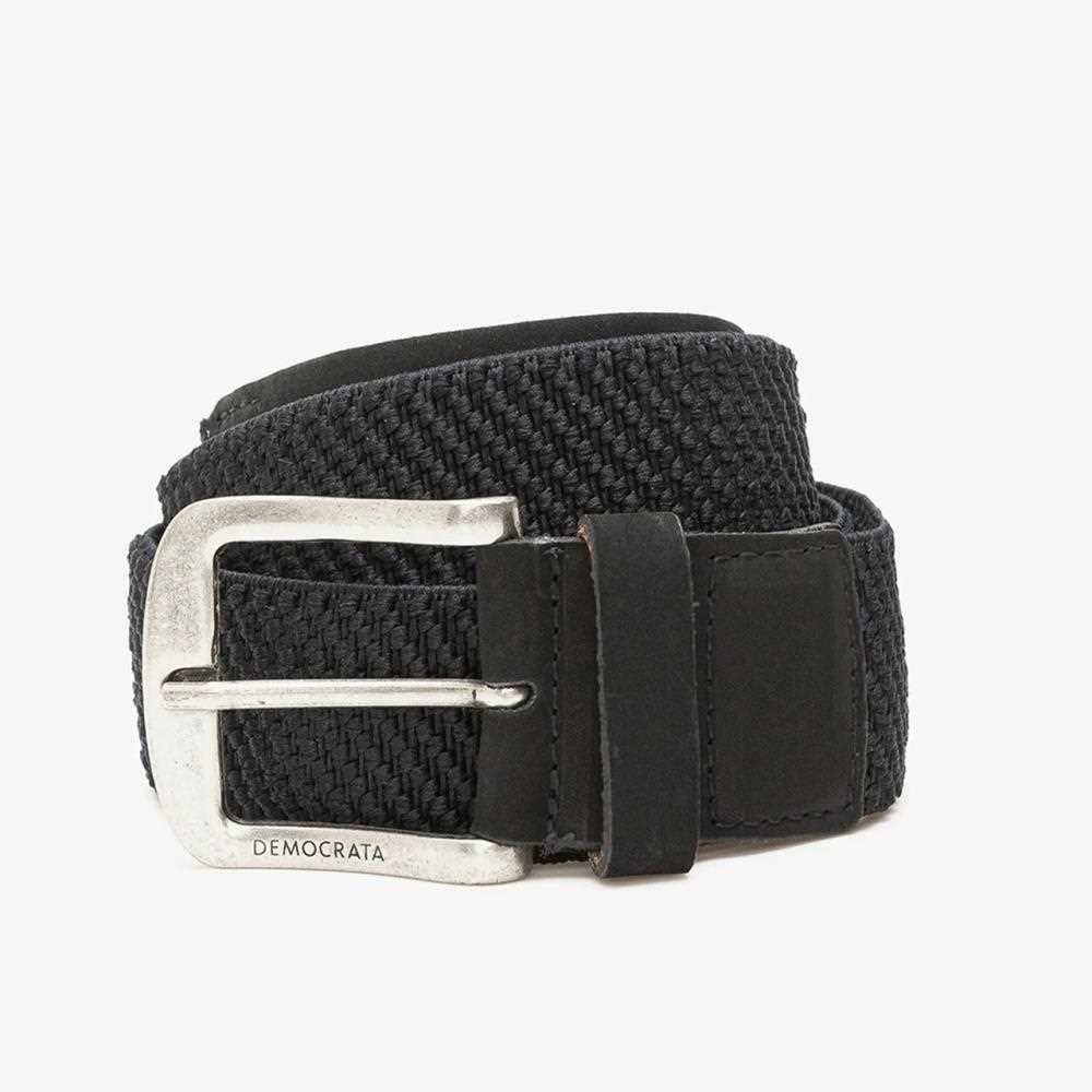 Cinto Largo Denim Democrata Preto