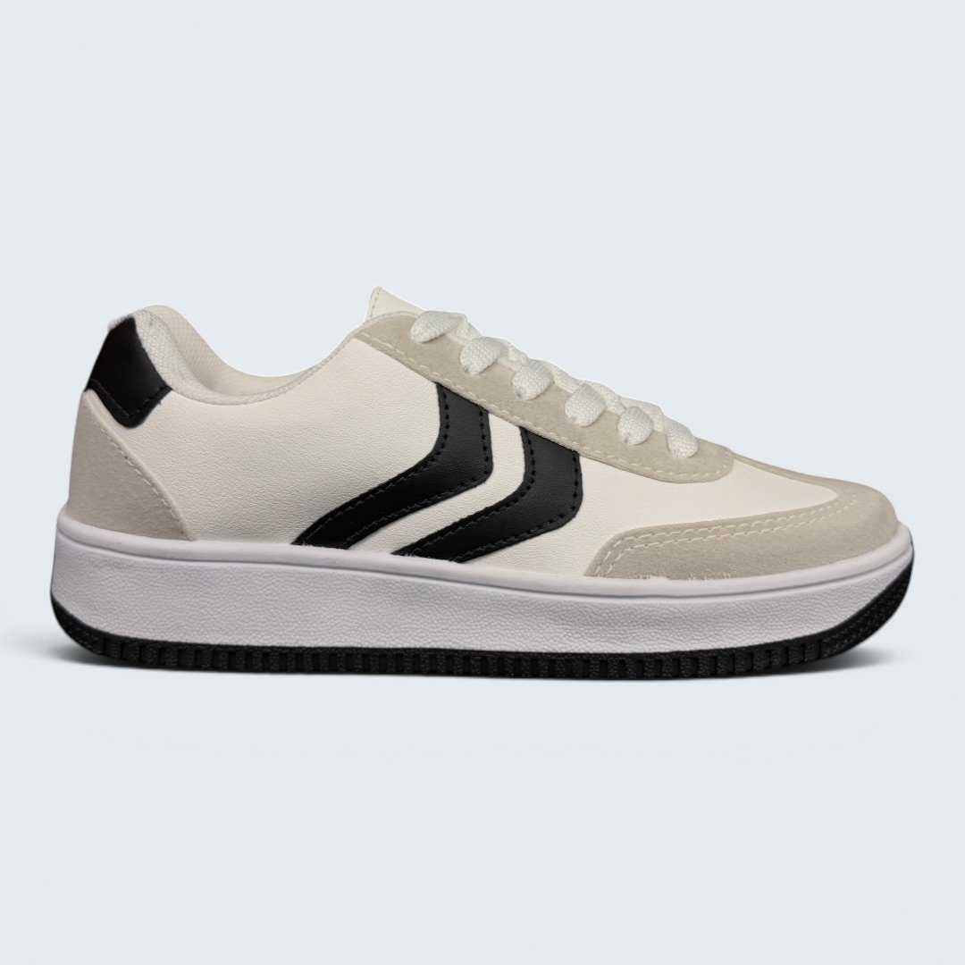 Tênis Rio Sul Casual Feminino Branco com Preto