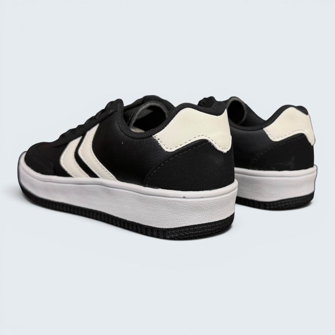 Tênis Rio Sul Casual Feminino Preto com Branco Preto 4
