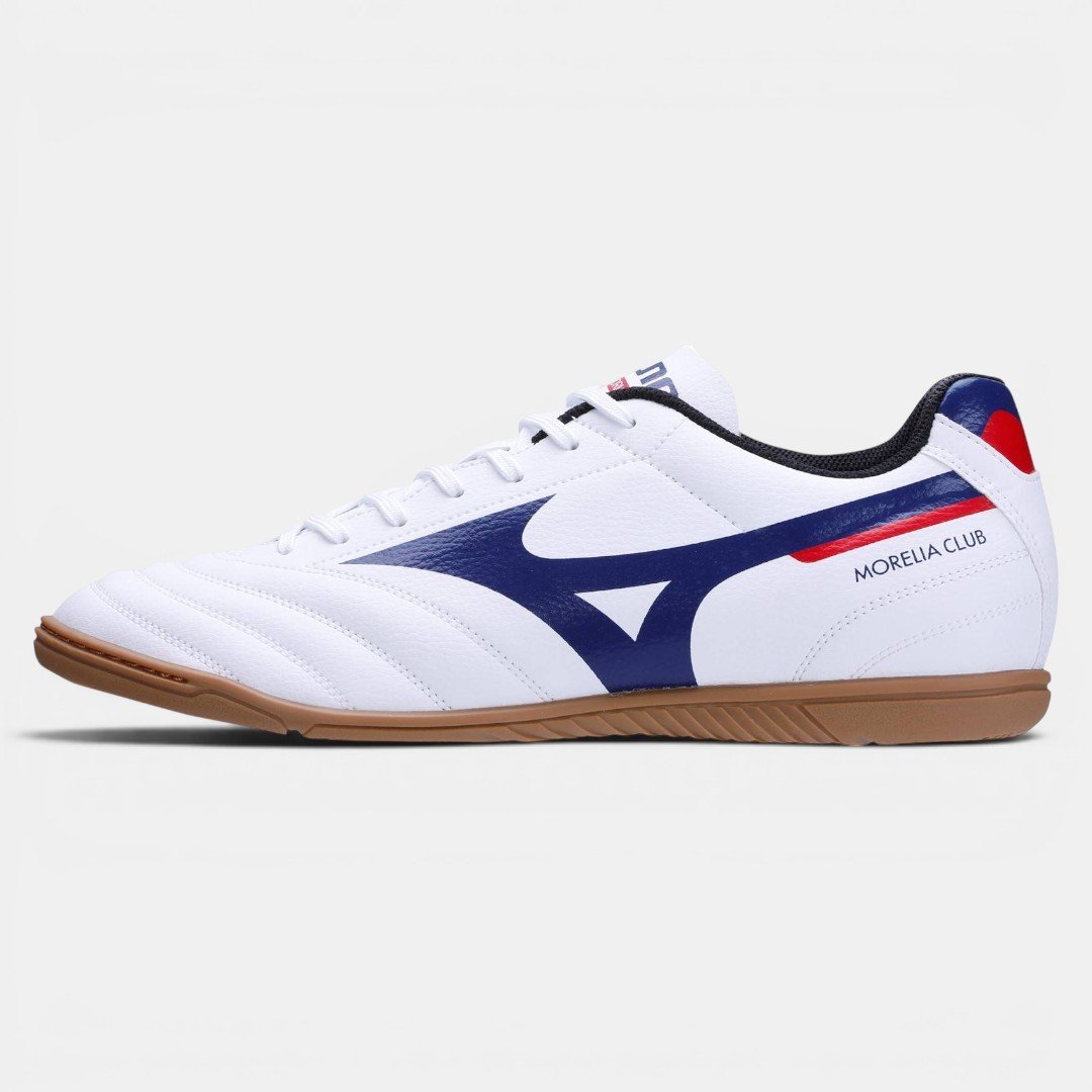 Chuteira Futsal Masculina Mizuno Morelia Club Branca Branco 2