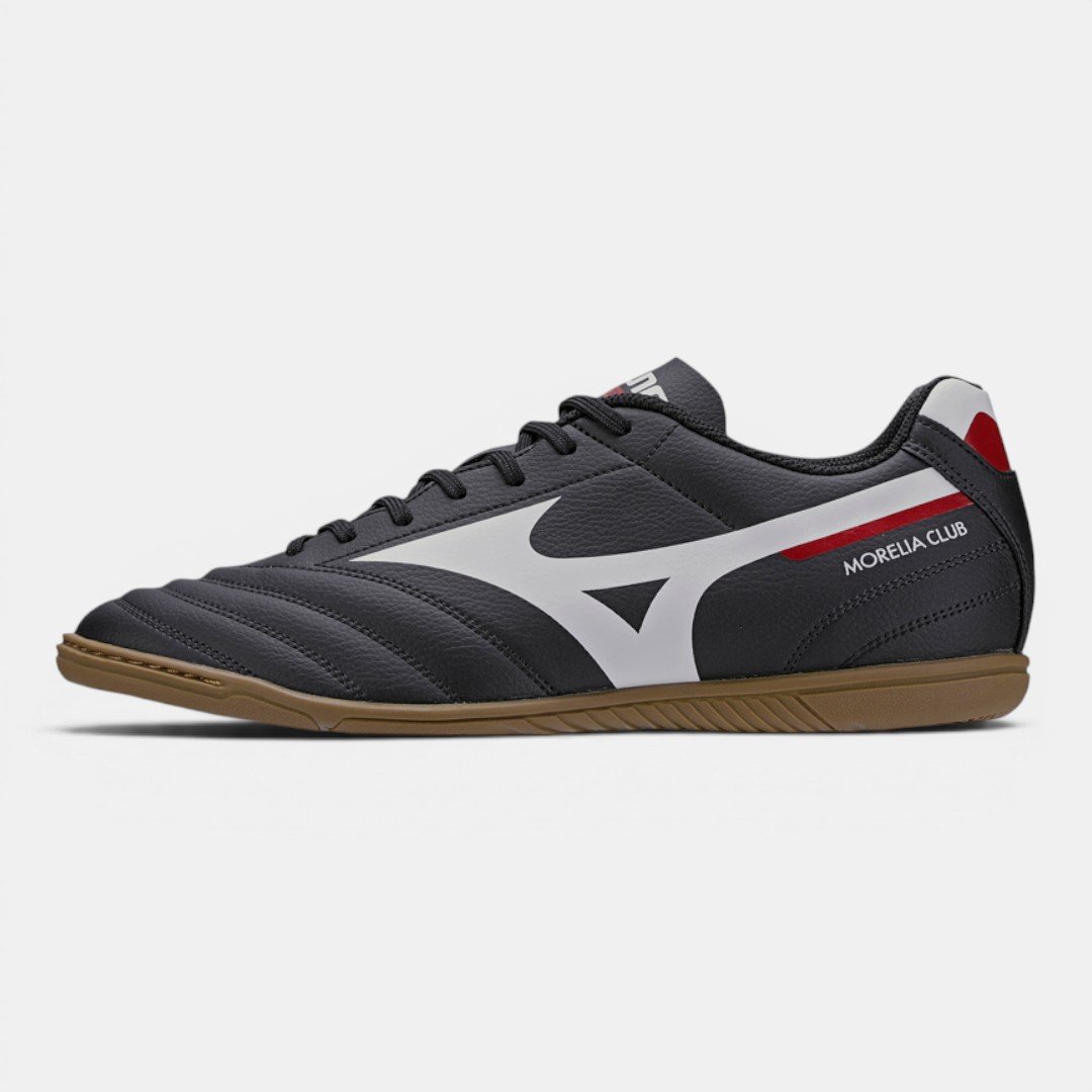 Chuteira Futsal Masculina Mizuno Morelia Club Preta
