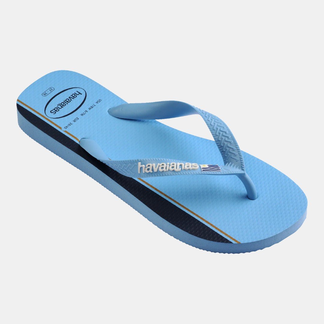 Chinelo Havaianas Top Nations Seleções Uruguai Azul Azul 2