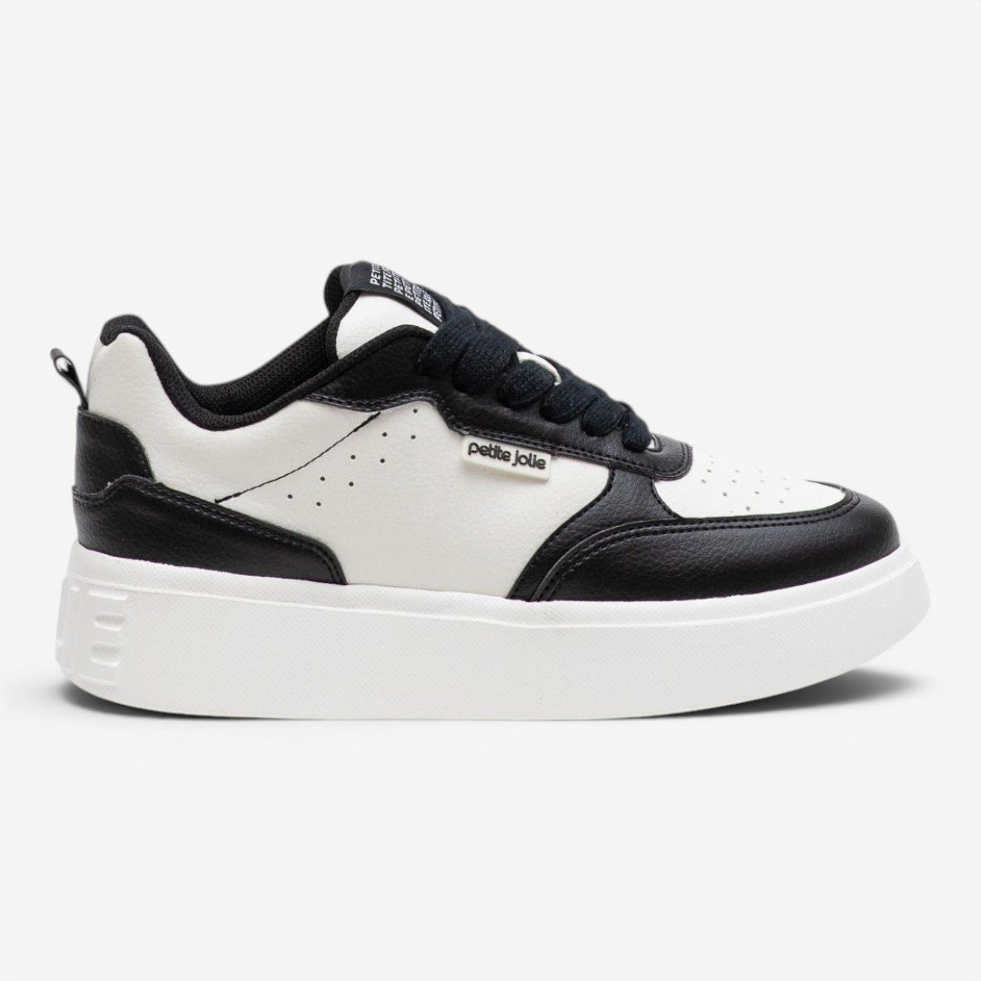 Tênis Petite Jolie Start Branco com Preto