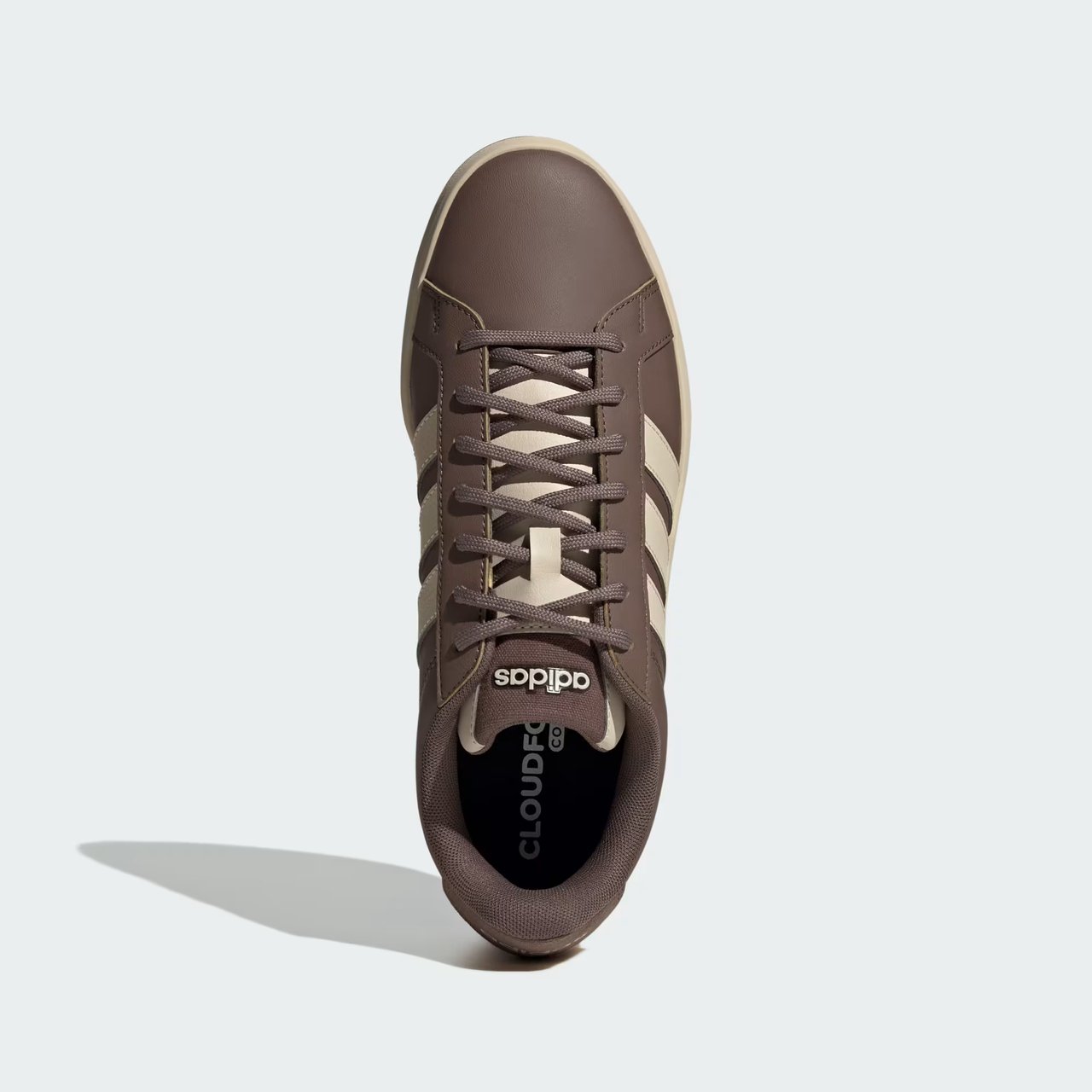 Tênis Adidas Grand Court Base 3.0 Marrom Marrom 3