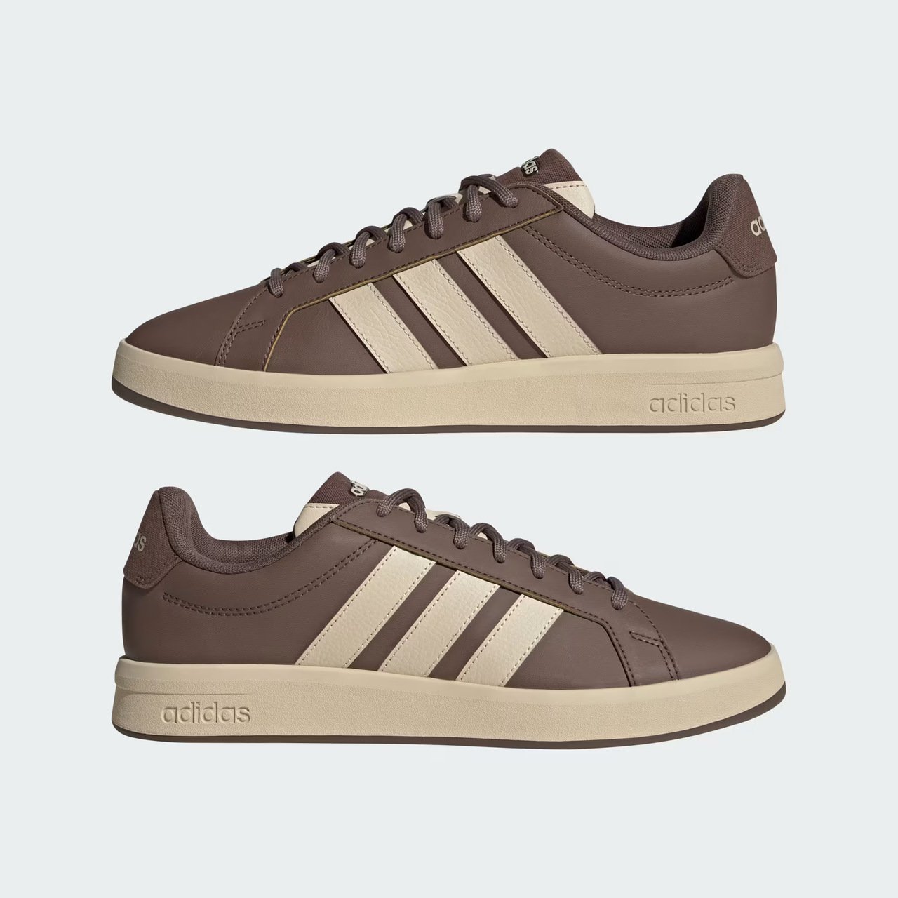 Tênis Adidas Grand Court Base 3.0 Marrom Marrom 7