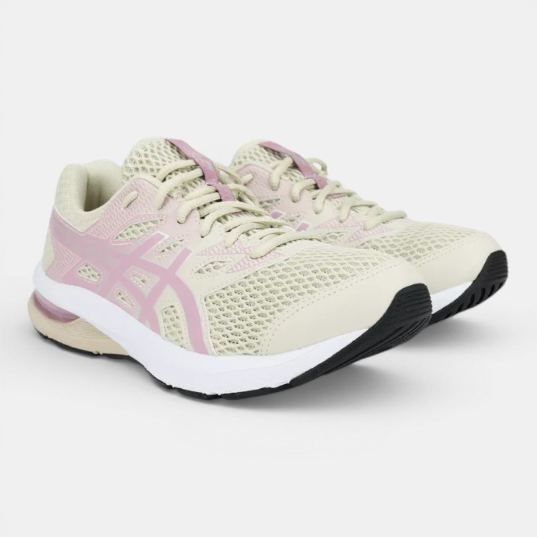 Tênis Asics GEL-Shogun ST Feminino Bege com Rosa Bege 2