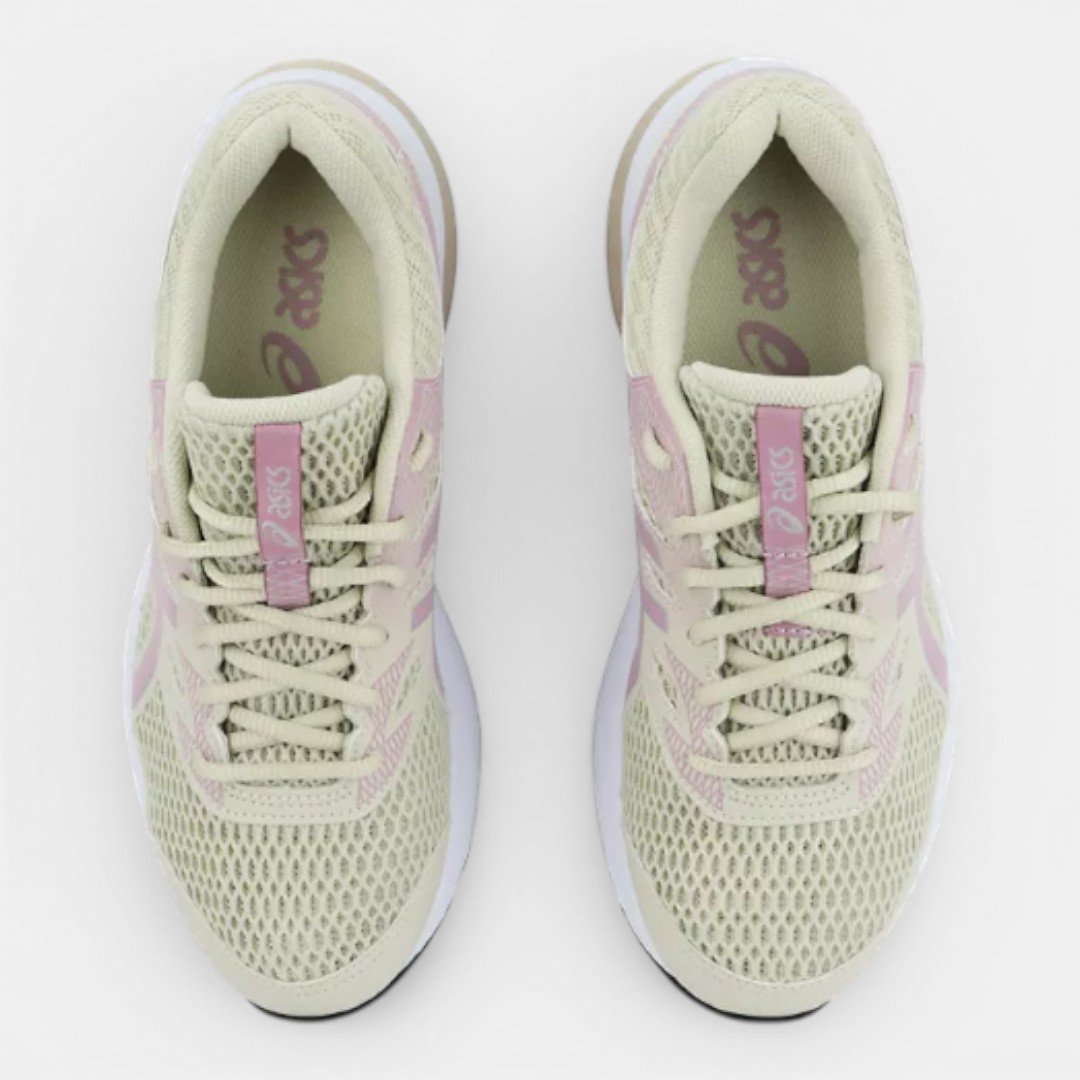 Tênis Asics GEL-Shogun ST Feminino Bege com Rosa Bege 5