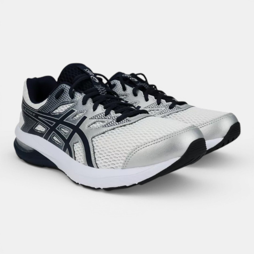 Tênis Asics Gel-Shogun ST Masculino Branco com Azul Marinho Branco/Azul Marinho 2