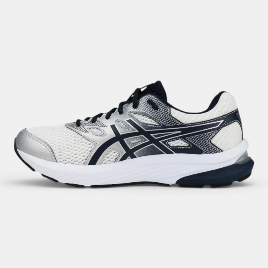 Tênis Asics Gel-Shogun ST Masculino Branco com Azul Marinho Branco/Azul Marinho 3