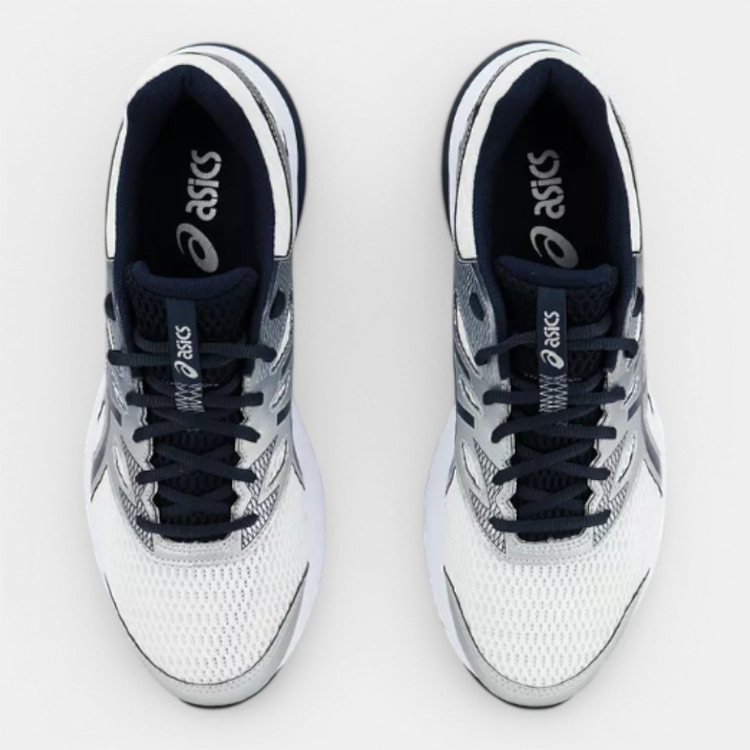 Tênis Asics Gel-Shogun ST Masculino Branco com Azul Marinho Branco/Azul Marinho 5