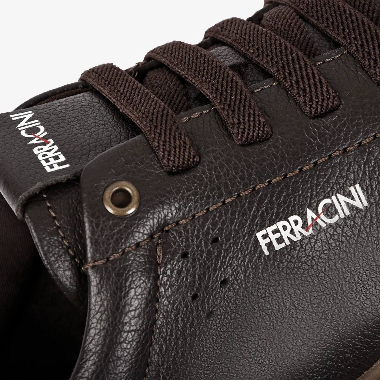 Sapatênis Ferracini Esportivo Carbono Gold Marrom 4