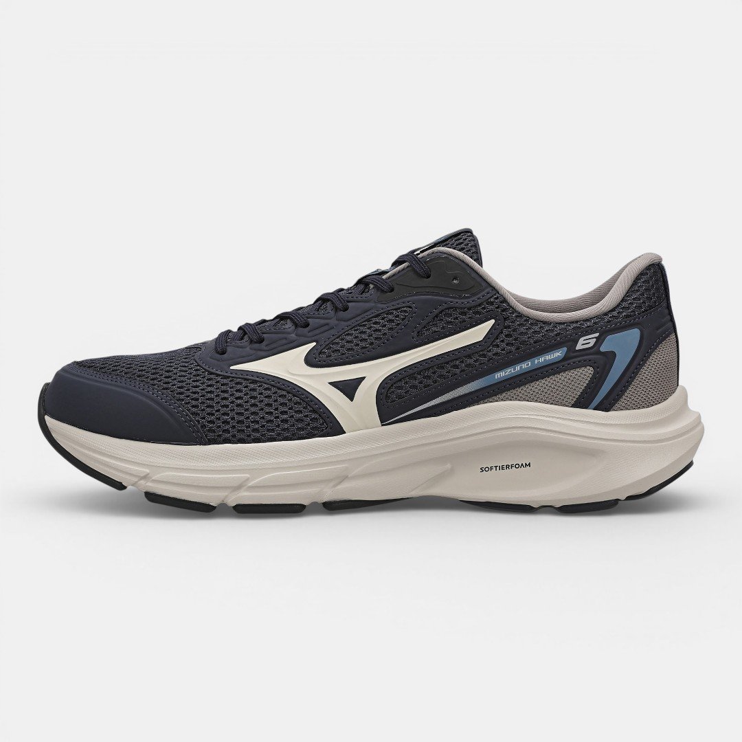 Tênis de Corrida Masculino Mizuno Hawk 6 Azul Marinho