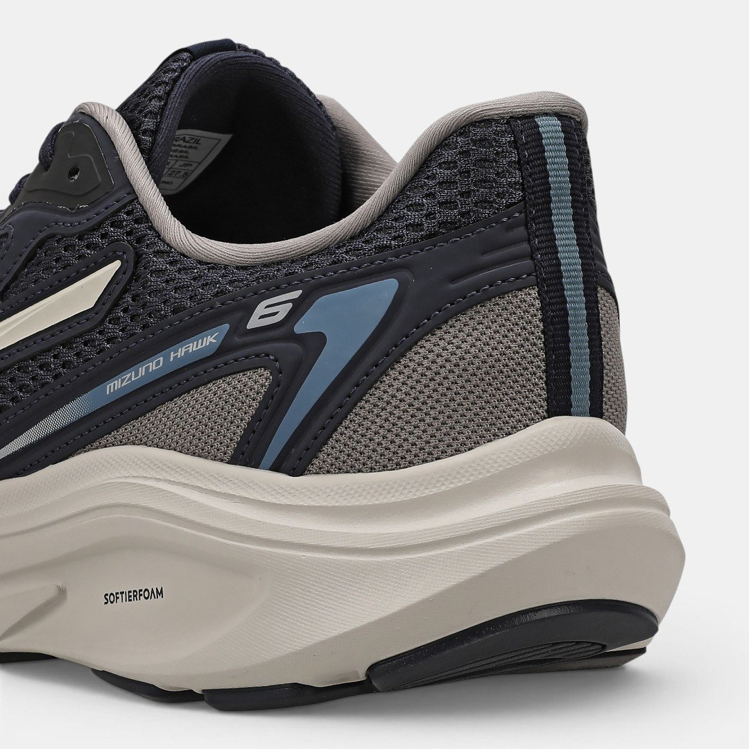 Tênis de Corrida Masculino Mizuno Hawk 6 Azul Marinho Azul Marinho 8