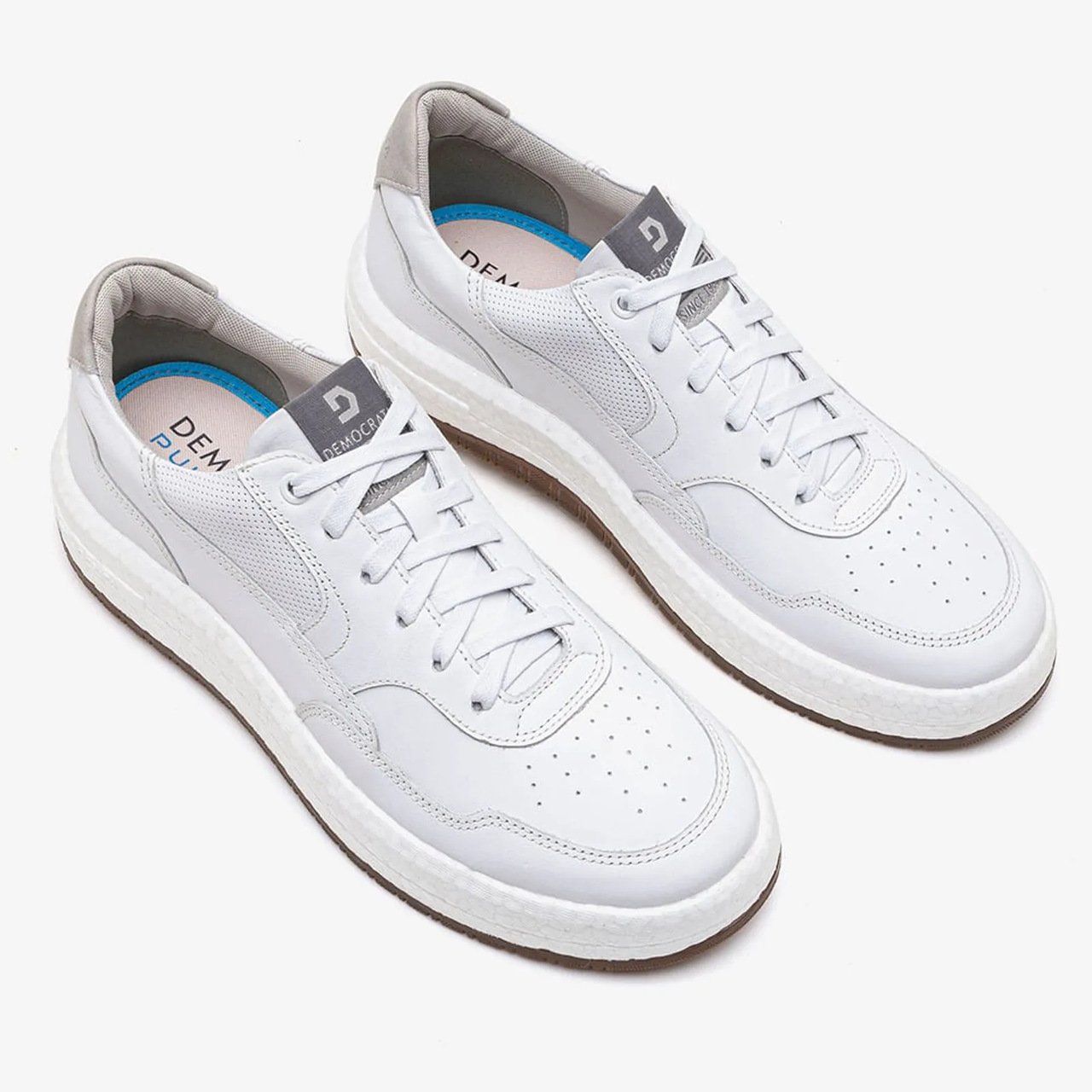 Tênis Democrata Masculino Drake Pulse Branco Branco 2