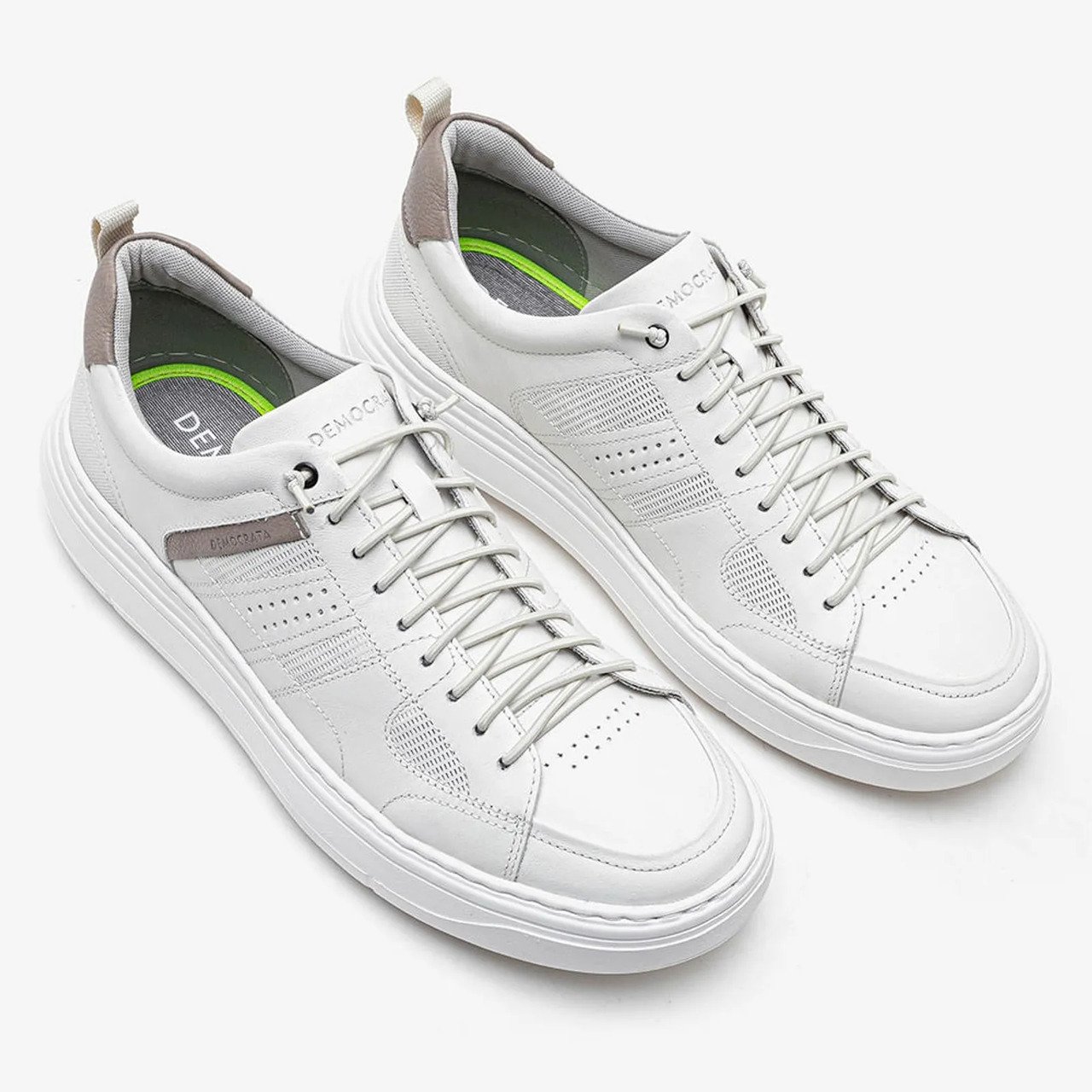 Tênis Democrata Joe Ultra Light Off White Branco 2