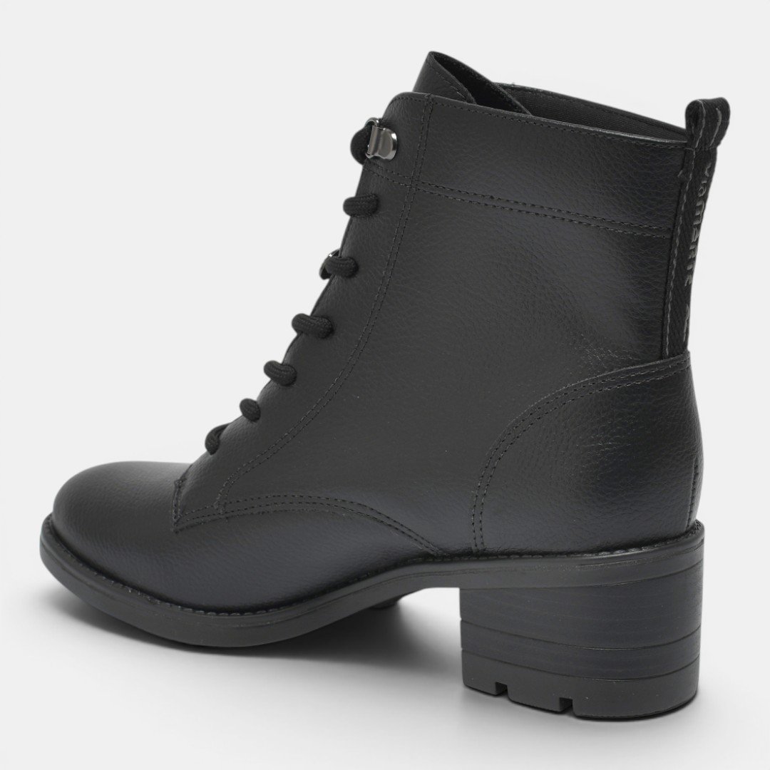 Coturno Via Marte Feminino Preto Preto 4