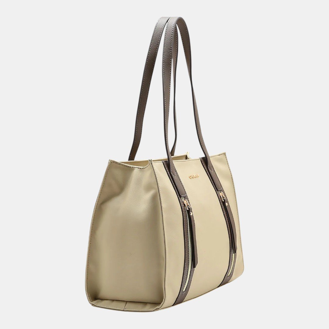 Bolsa Feminina Chenson Ombro Microfiber Bege Bege 3