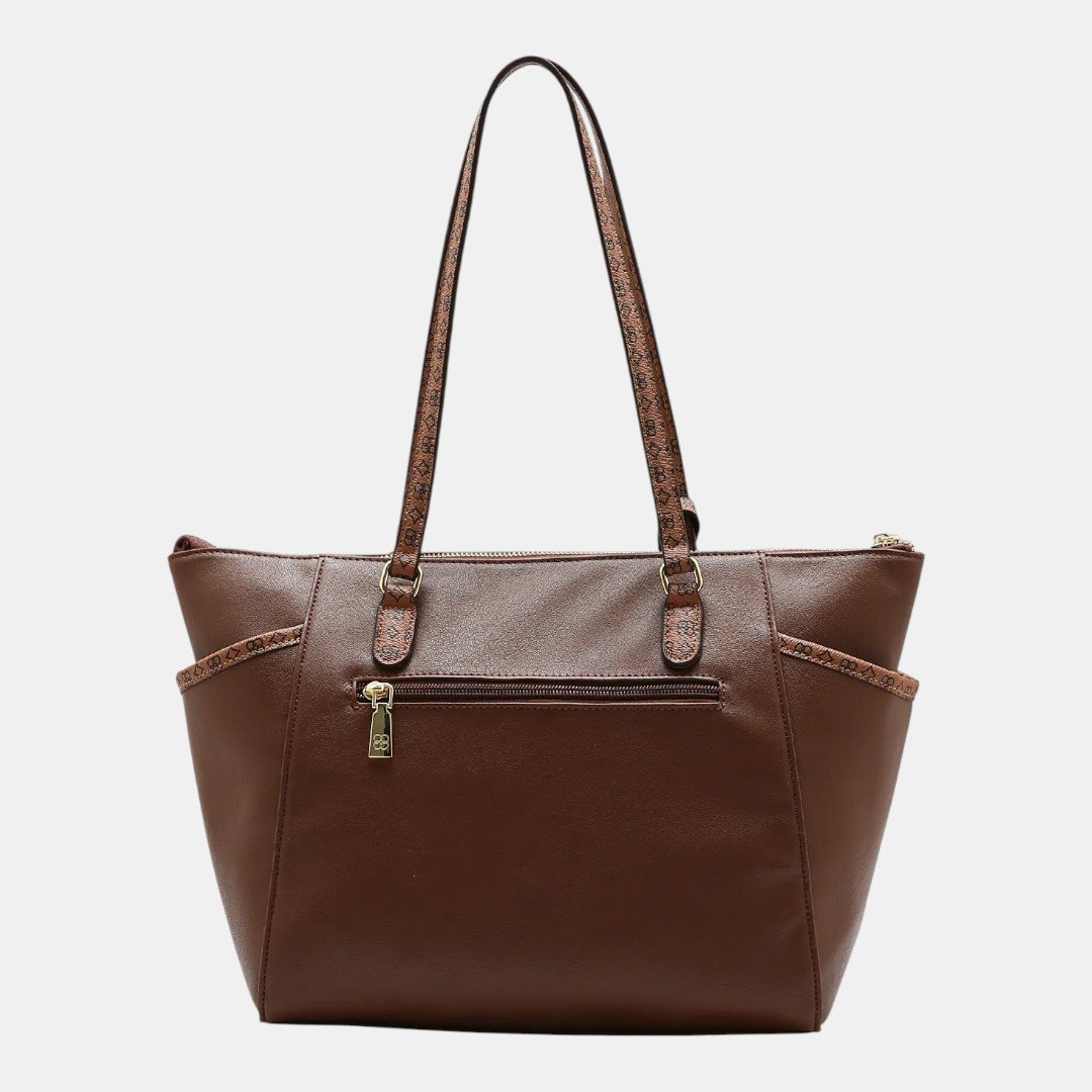 Bolsa Feminina Chenson Ombro Detalhe Monograma Marrom Marrom 2