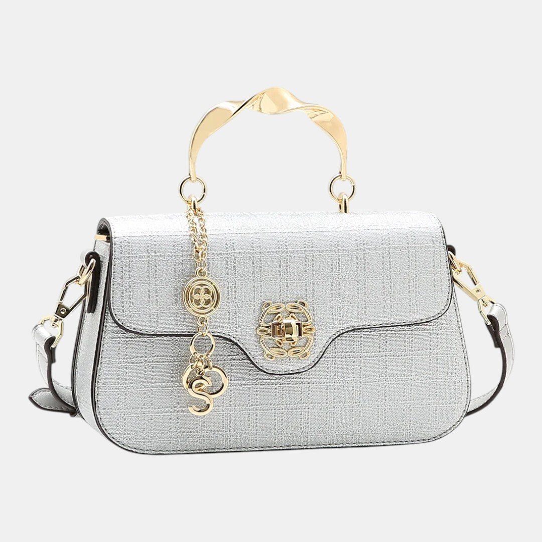 Bolsa Feminina Chenson Ferragem Deluxe Prata