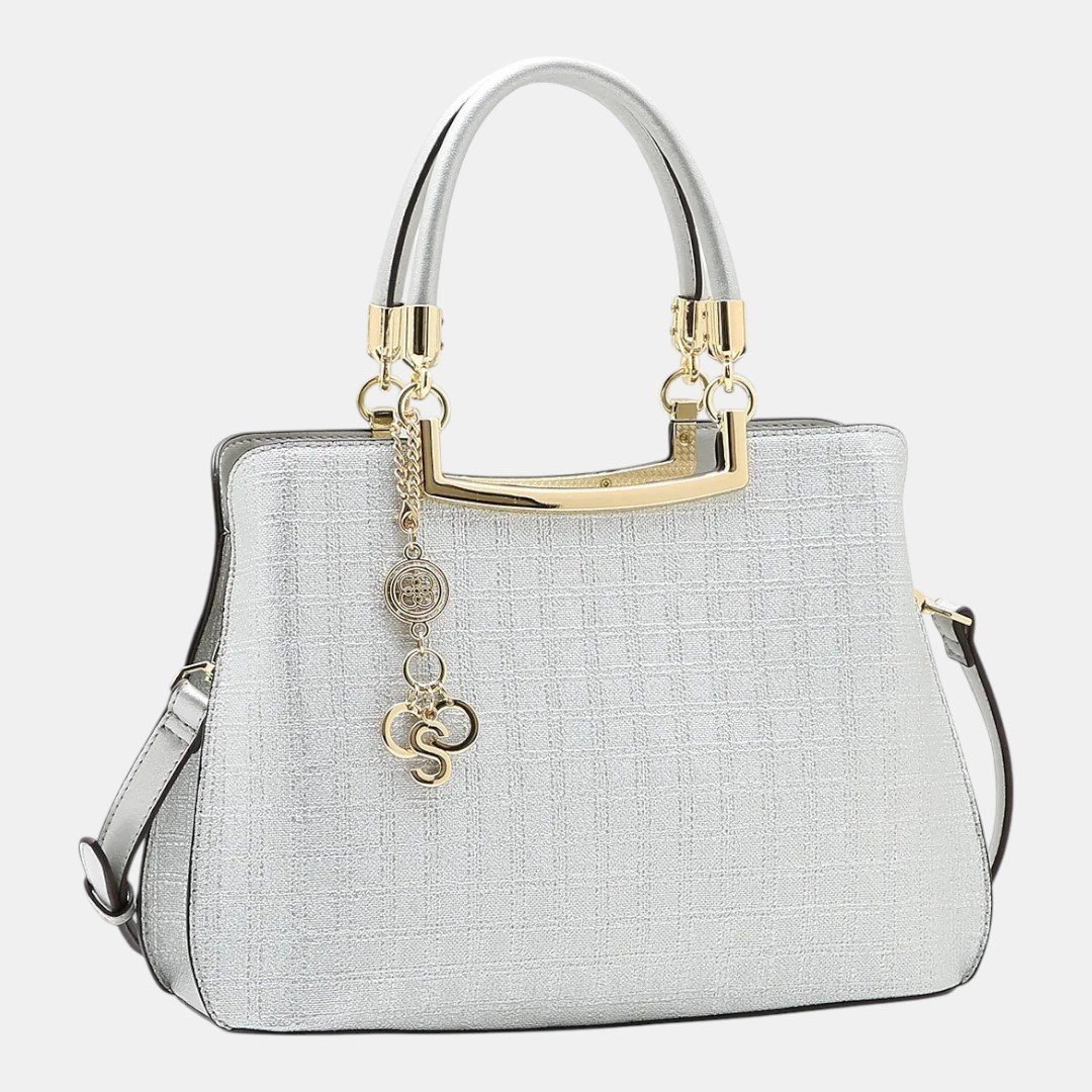 Bolsa Feminina Chenson Ferragem Deluxe Prata