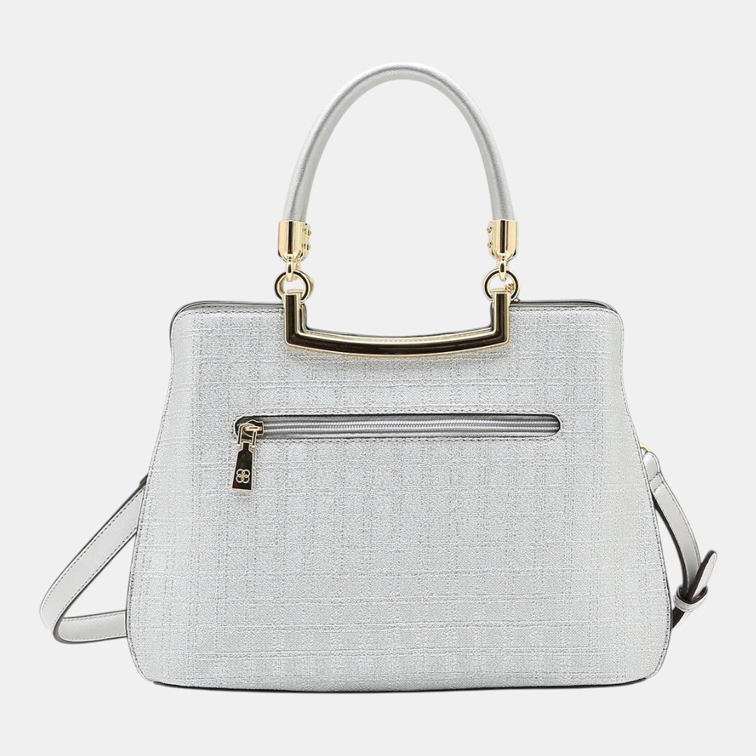 Bolsa Feminina Chenson Ferragem Deluxe Prata Prata 2