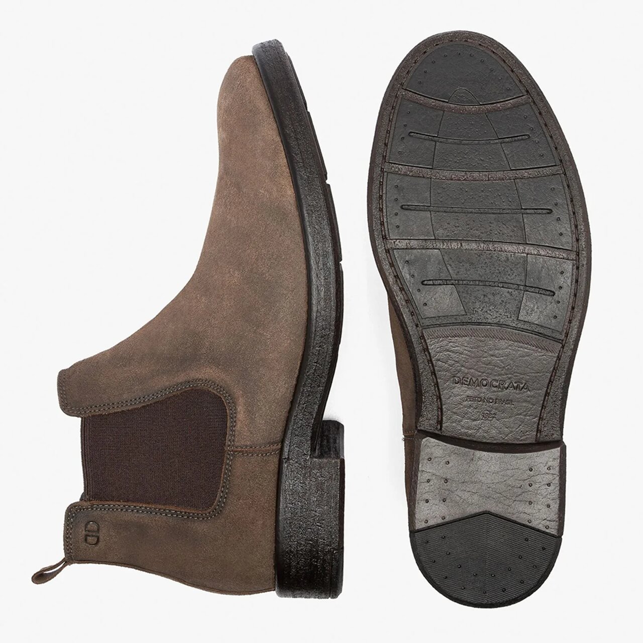 Bota Democrata Masculina Couro Dust Marrom Marrom 3