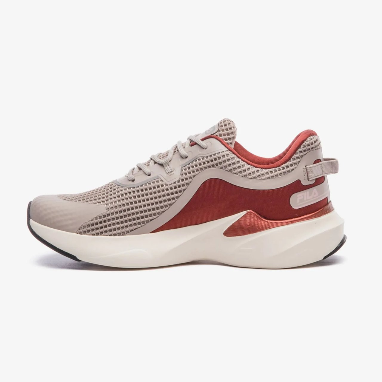 Tênis Fila Recovery Feminino Castanho Bege 3