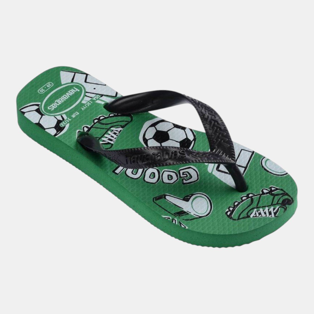 Chinelo Havaianas Kids Athletic Infantil Verde Preto 2