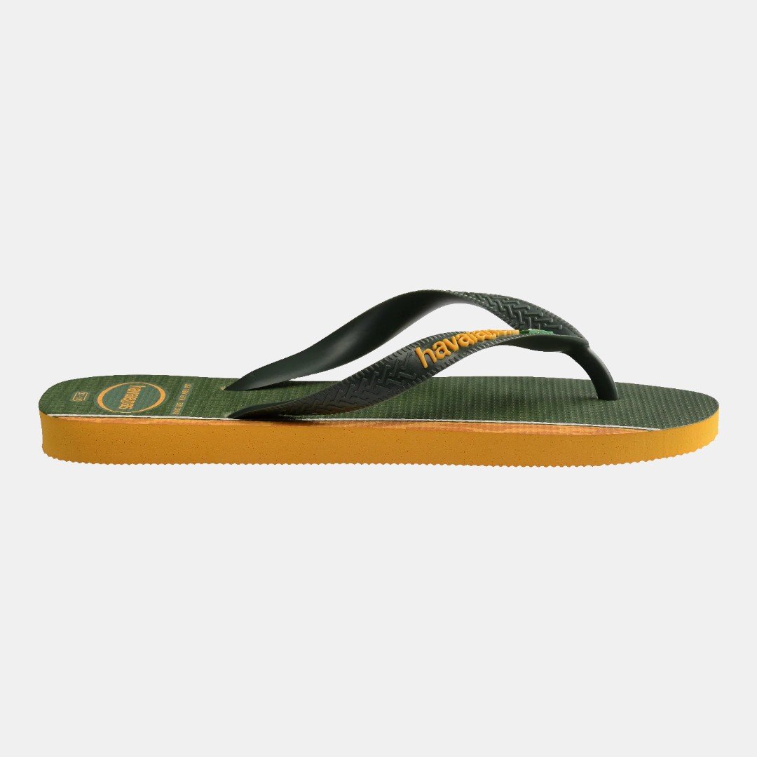 Chinelo Havaianas Top Nations Seleções Brasil Amarelo Verde 3