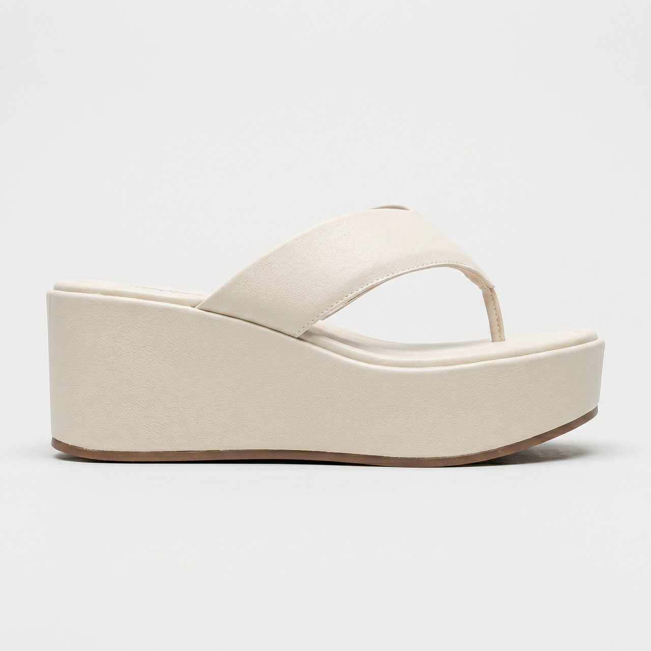 Tamanco Plataforma Moleca Ana Castela Off White