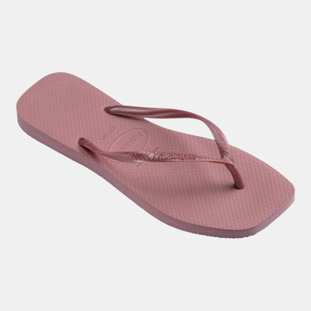 Chinelo Havaianas Slim Square Argila Roxa Rosa 2