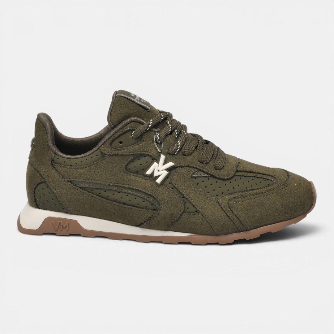 Tênis Via Marte Casual Retrô Verde Militar