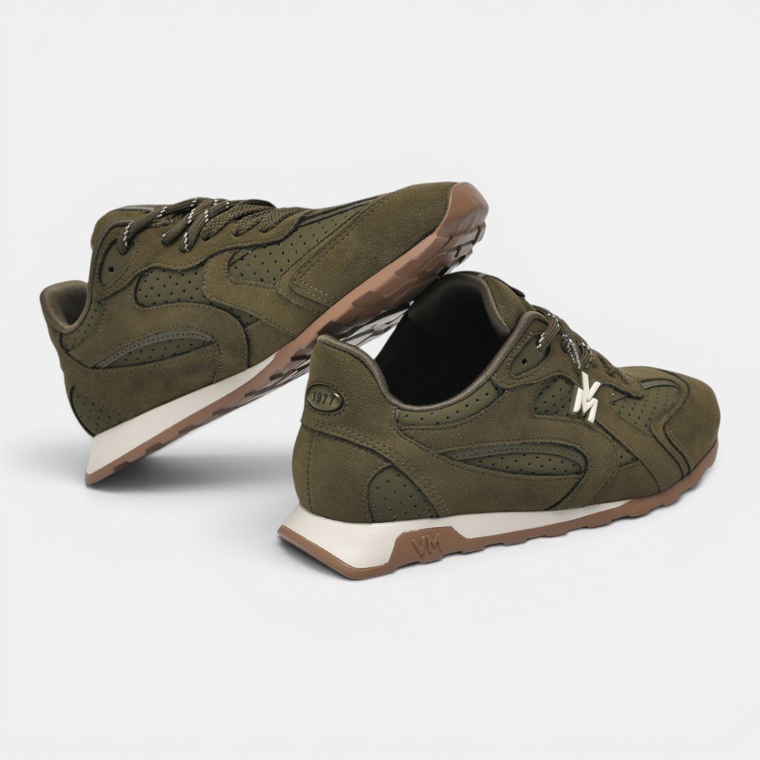 Tênis Via Marte Casual Retrô Verde Militar Verde 4