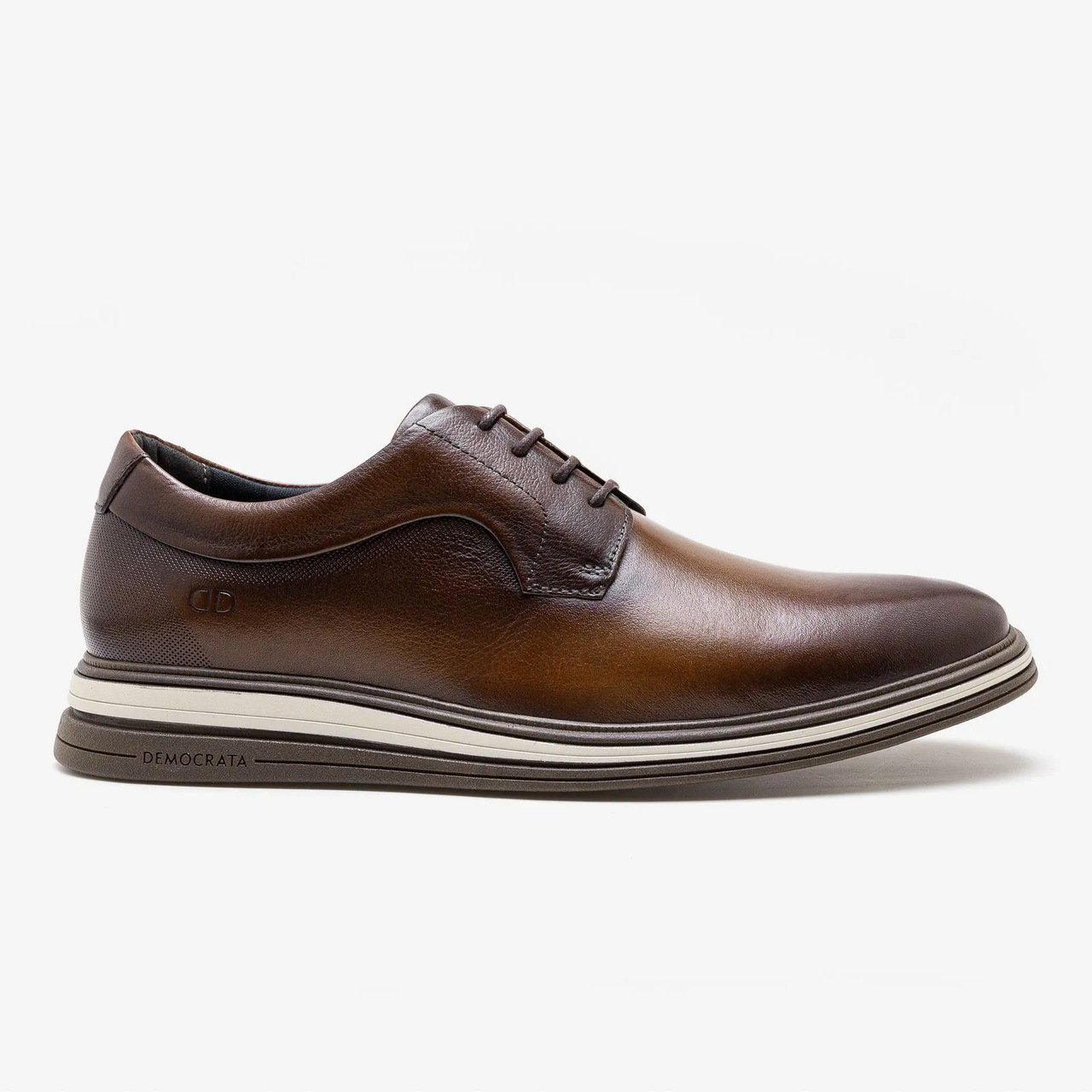 Sapato Masculino Democrata Marrom Hi-Soft 32 Dune