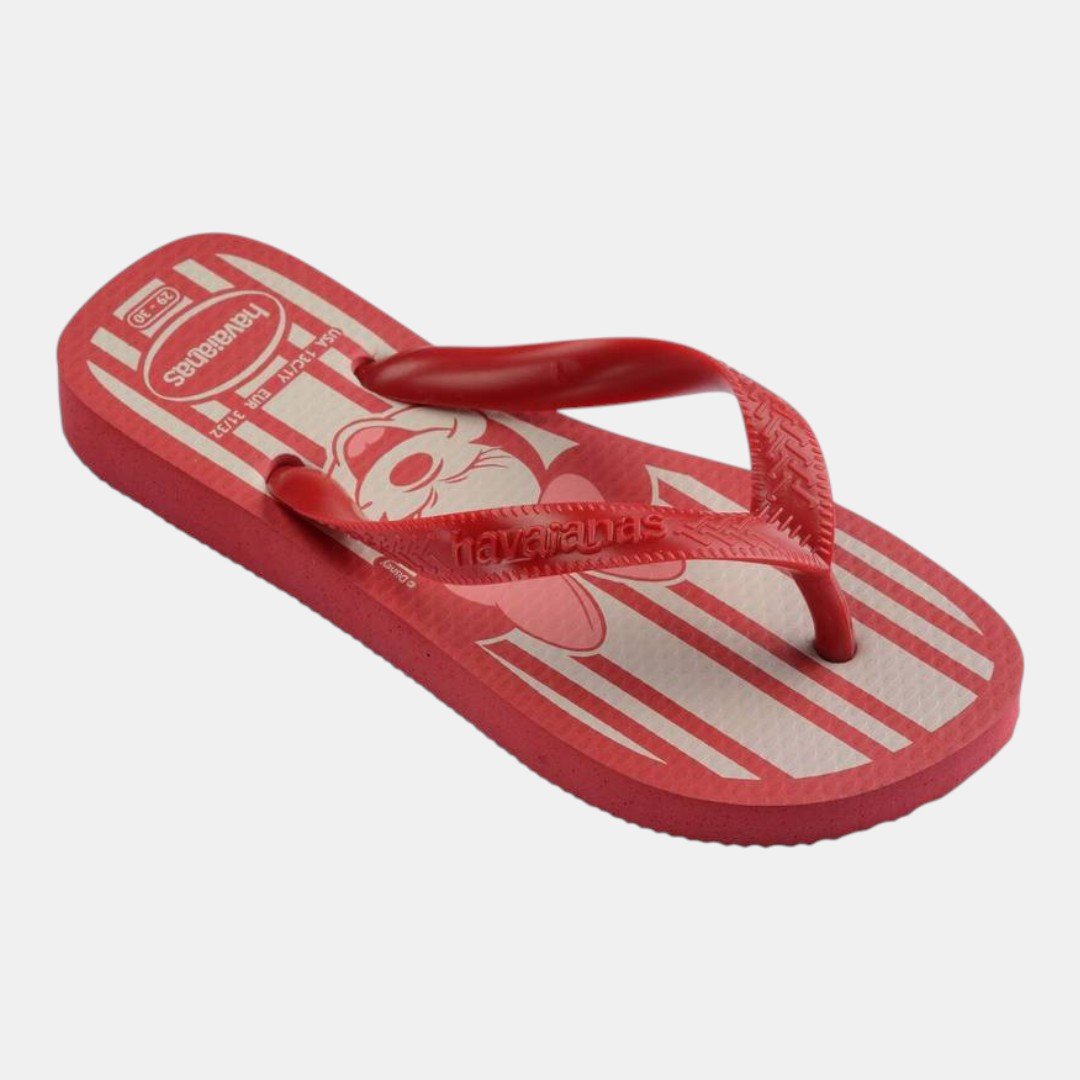 Chinelo Havaianas Kids Disney Infantil Minnie Vermelho