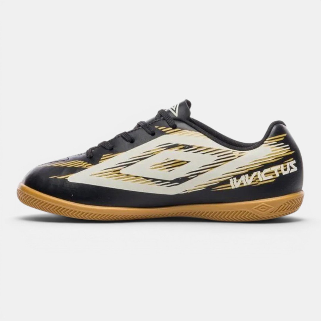 Chuteira Futsal Umbro Invictus Preta Preto 3