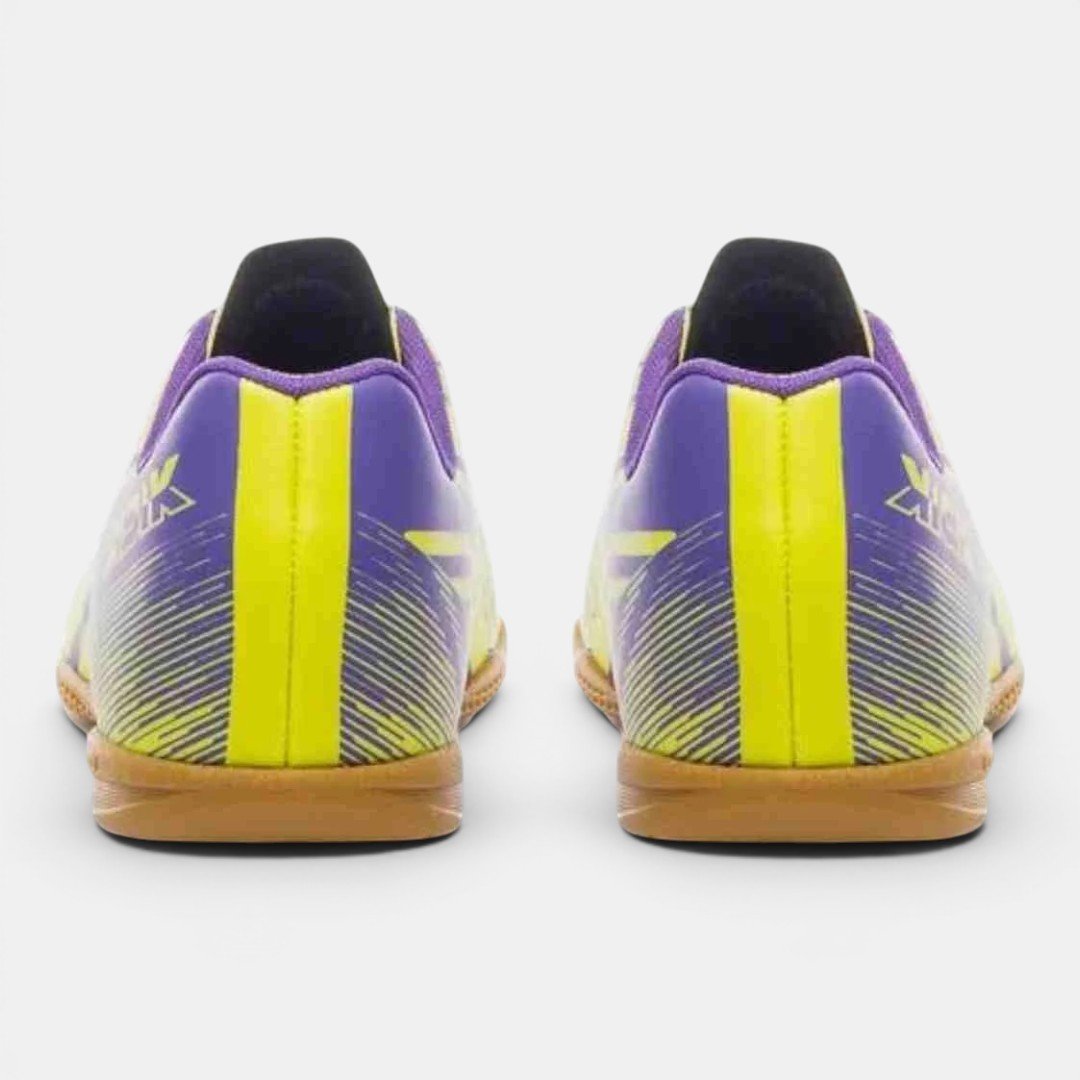 Chuteira Futsal Infantil Umbro Kick Jr Amarela com Roxo Amarelo/Roxo 6