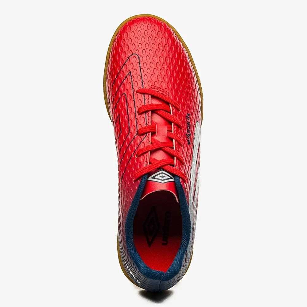 Chuteira Futsal Umbro Warskin Vermelha Vermelho 4