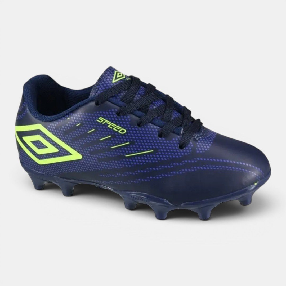 Chuteira Campo Infantil Umbro Speed IV Azul Marinho